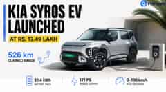 Kia Syros EV Launched at Rs. 13.49 Lakh: 526 km Claimed Range